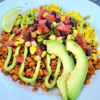 Chorizo hash at 10th Street Diner in Indianapolis