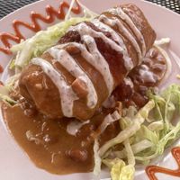 Chimichangaa  at 10th Street Diner in Indianapolis