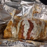 Chorizo chimichanga at 10th Street Diner in Indianapolis