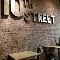 Interior wall at 10th Street Diner in Indianapolis