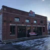 Love the building! at 10th Street Diner in Indianapolis