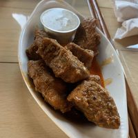Seitan boneless wings at 10th Street Diner in Indianapolis