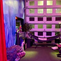 Space to do yoga (yoga mats available) or chill  at Leaves & Roots Lounge in Fort Lauderdale
