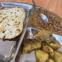 Medium vegan thali (£10)  at Namaste Taste of India in North Shields