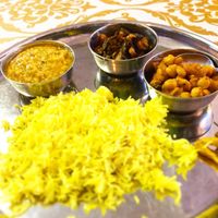 Vegan thali at Namaste Taste of India in North Shields