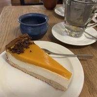 Mango cheese cake  at Cafe Koppel in Hamburg