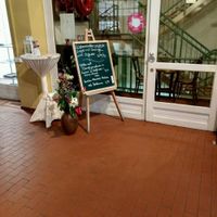 entrance at Cafe Koppel in Hamburg