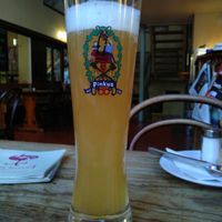 Pinkus Hefe at Cafe Koppel in Hamburg