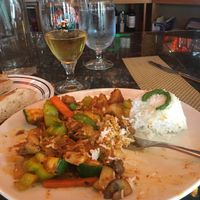 Jack fruit entree  at Mitho in Winchester