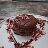 My favourite!!! Raw vegan wagon wheel   at Flock Espresso and Eats in Mullumbimby