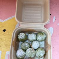 Match munchkins (their one vegan item) at Alimama Tea in New York City