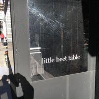Front entrance to little Beet Table at Little Beet Table in New York City