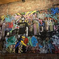 Artwork inside at Little Beet Table in New York City