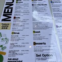   at Tokyo Juice in Tokyo