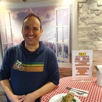 Leckeres deftiges Pfannküchle at Die Pfannkuchenecke in Ludwigsburg