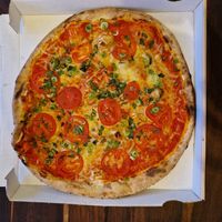Vegane Margherita +Tomate +Zwiebel at Herrischrieder Hof in Herrischried