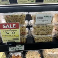 Vegan noodles   at Jimbo's Naturally in Escondido
