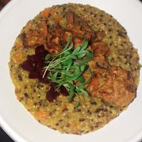Quinoa 
Khichri at Flyover Fritterie & Chai Bar in Redfern