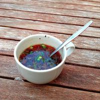 Onion soup at Eethuis De Zon in The Hague