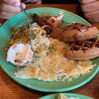 Waffle deluxe  at The Grain Cafe in Redondo Beach