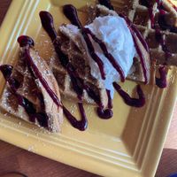 Classic waffles at The Grain Cafe in Redondo Beach