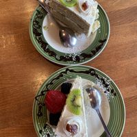 My forever favorite vegan cake 3-leches  at The Grain Cafe in Redondo Beach