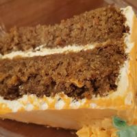 Vegan Carrot Cake at The Grain Cafe in Redondo Beach