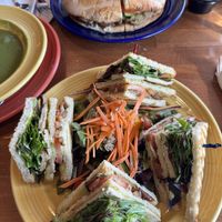 Club sandwich and torta   at The Grain Cafe in Redondo Beach