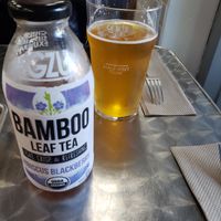 Good beer on tap and tasty tea. at HeyO Eats in Mountain View