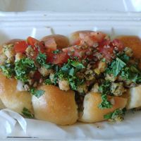 $13.00 Roasted Chickpea Sandwich: Not a fan, main flavor was fennel, my partner didn't mind it and thought it was unique at HeyO Eats in Mountain View