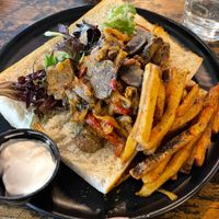 Vegan cheesesteak   at Blacksmith in Berlin