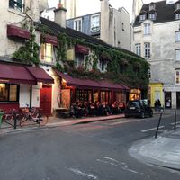 Exterior of restaurant  at Chez Marianne in Paris