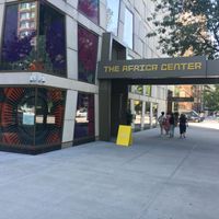 Outside of Terenga at Teranga in New York City