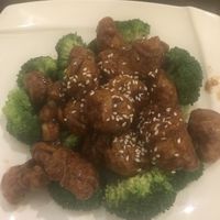 Vegan Sesame chkn  at Thai Basil in Piscataway