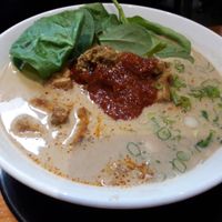 Tan tan ramen with vegan broth and tofu at Kayo's Ramen Bar in Portland
