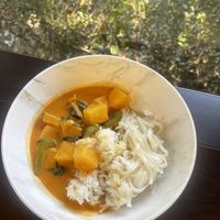 Soy Salmon Curry  at Best Thai Addison in Addison