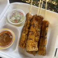Satay skewers   at Best Thai Addison in Addison