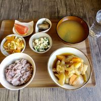 I ate soy meat and vegetable soup at the rescued cat cafe neu today.
It was very delicious. at Neu Cat Cafe in Osaka