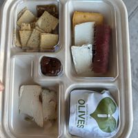 My cheese, cracker & jam plate at Rebel Cheese in New York City