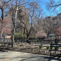 The park I enjoyed my cheese, cracker & jam plate at.  at Rebel Cheese in New York City