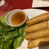 Egg rolls at Au Lac in Fountain Valley