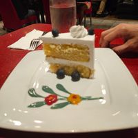 Vanilla vegan Cake at Au Lac in Fountain Valley