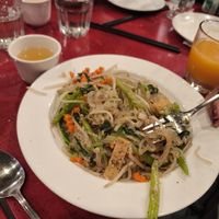 Stir fry glass noodles at Au Lac in Fountain Valley
