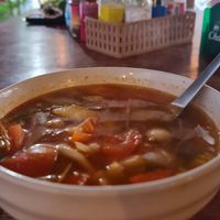 Tom yum at Nok's Kitchen in Koh Phangan