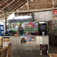 Nok preparing our food at Nok's Kitchen in Koh Phangan