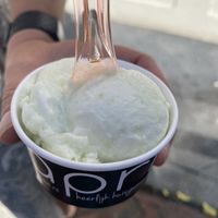 Melon at IJssalon Capri in Zierikzee