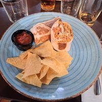 Burrito de verduras at Mexicali in Bergamo