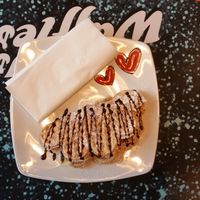 The waffle at Wonder Waffel in Basel