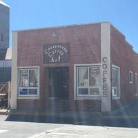 Front of Crossroads Coffee  at Mock's Crossroads Coffee Mill in Clayton