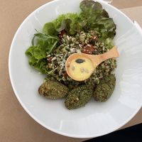 Falafel salad  at Tazza in Giro in Lisbon